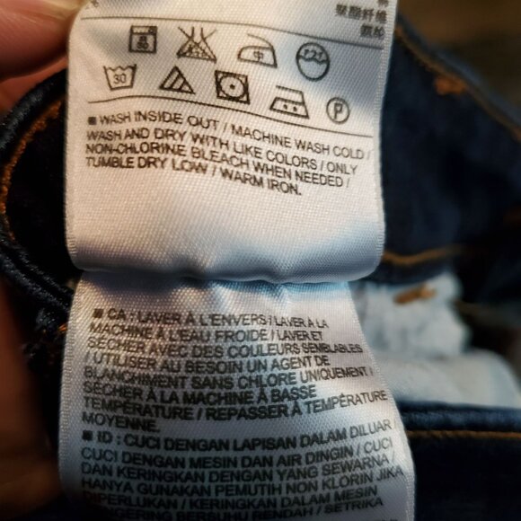 Old Navy Jeans Womens 16 Blue The Rockstar Mid-Rise Stretch Skinny - Picture 4 of 10